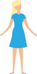 woman character flat