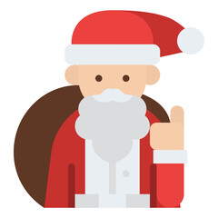 santa christmas winter xmas icon
