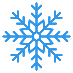 Fotobehang snowflake snow winter ice icon © iconixar