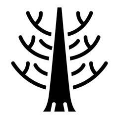 bare tree winter nature plant icon
