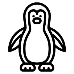 penguin animal life winter icon