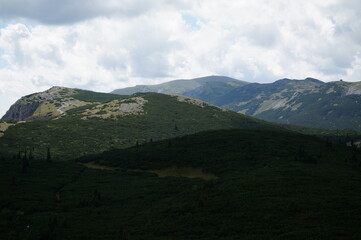Amazing mountain view of distinctive rax plateau in lower austria, austria. 