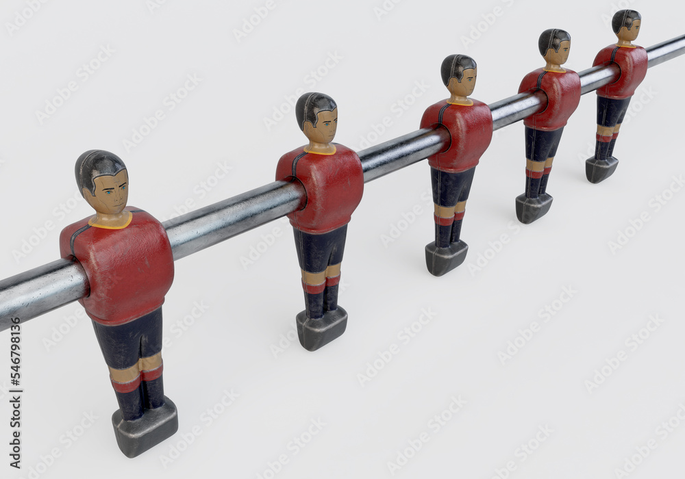 Wall mural spain foosball team