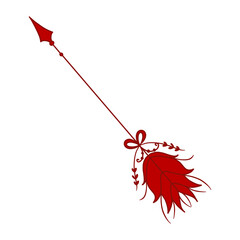 Red Elegant Arrow