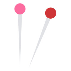 pin sewing tailoring handcraft icon