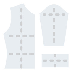 sewing pattern sewing tailoring fashion design icon