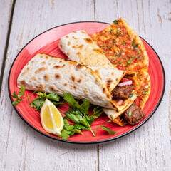 pancakes with meat