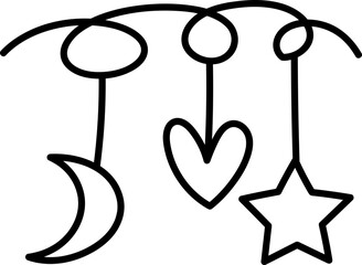 Obraz premium Hanging icons