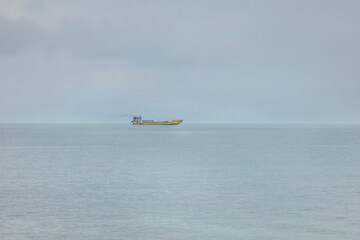 ferry ship in the sea