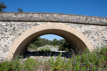 Old historic bridge in Corsica