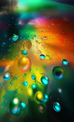 multicolored abstract background, texture and pattern, digital painting