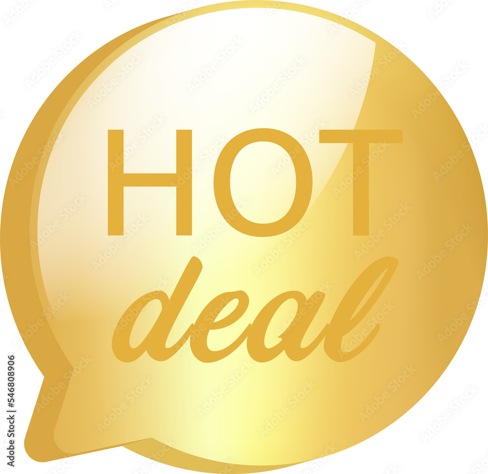 Wall mural gold message icon symbol and social media communication sign message icon for website. 3d vector des