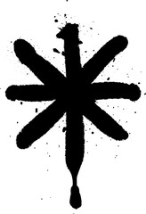 Christmas element spray paint