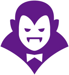 ドラキュラアイコンイラスト