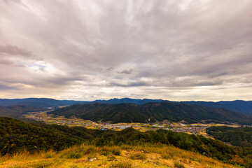 雲海の無い荒谷山(広島県広島市安佐北区白木町)