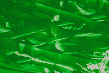 acrylic green paint texture background