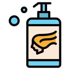 champoo hair salon beauty washing icon