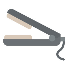 straightener hair salon beauty tool icon