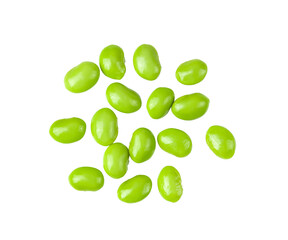 Green soy beans  on transparent png