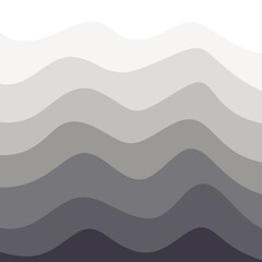 Simple background with gradient wavy line pattern
