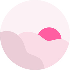 Mountain Landscape Illustration