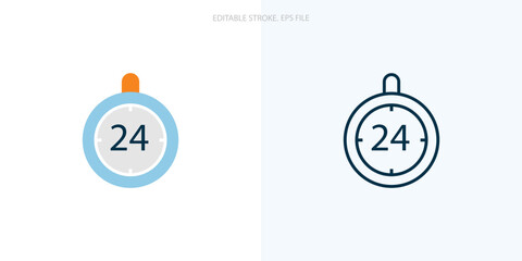 Available icon for your website, logo, app, UI, product print. Available concept flat Silhouette vector illustration icon. Editable stroke icons set. EPS file