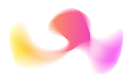 Blurry Gradient Shape Illustration