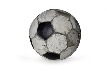 soccer ball isolated on white