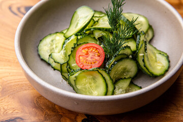 Bavarian cucumber salad