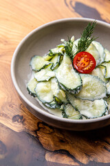 Bavarian cucumber salad