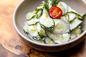 Bavarian cucumber salad