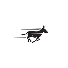 Donkey logo or icon design
