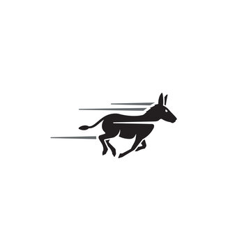 Donkey logo or icon design