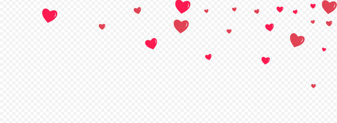 Red Papercut Vector Panoramic Transparent