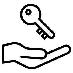 hand key icon