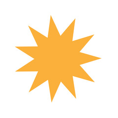 Yellow Abstract Geometric Element