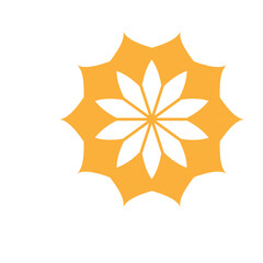 Yellow Abstract Geometric Element