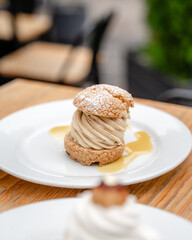 pastry on a table