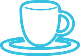 a picture of a glass shape and its place is blue
