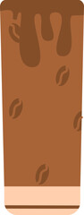 a brown cosmetic to help care for the skin
