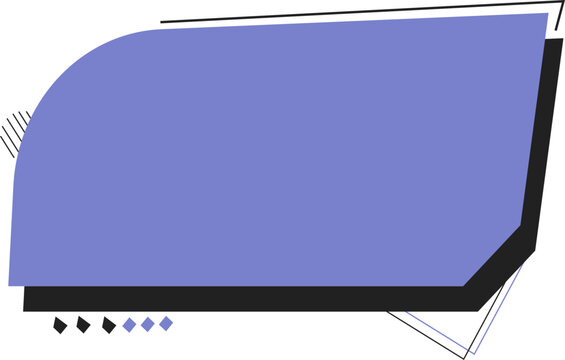 an abstract geometric shape in dark blue
