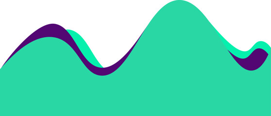 an abstract painting of Tosca green and blue lines which type of painting has no pattern, object or painting figure, but has its own ideas or ideas.
