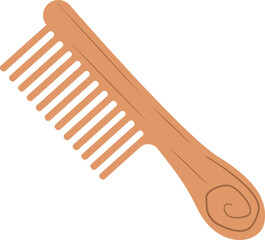 comb the type of object used to tidy up the hair is tangled brown

