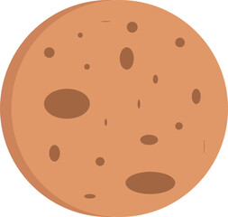 a chocolate-flavored cookie
