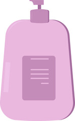 a place where the purple liquid is used is pressed so that the liquid inside comes out
