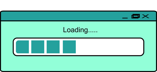 a picture of a process with the words loading
