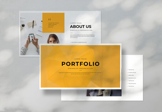 Photography Presentation Layout