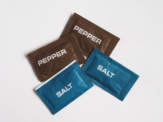 single dose salt and pepper sachet