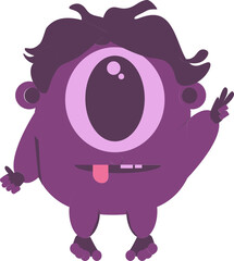 cute monster illustration