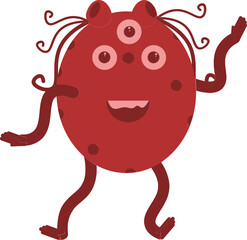 cute monster illustration